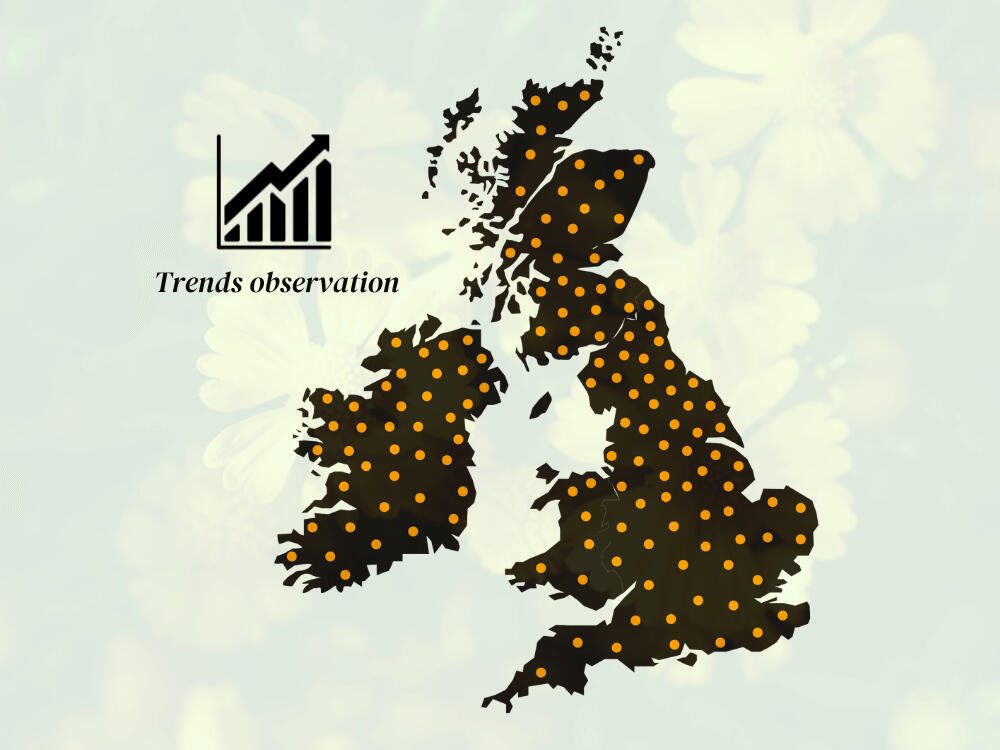 Bee widespread monitoring and trends observation in the United Kingdom