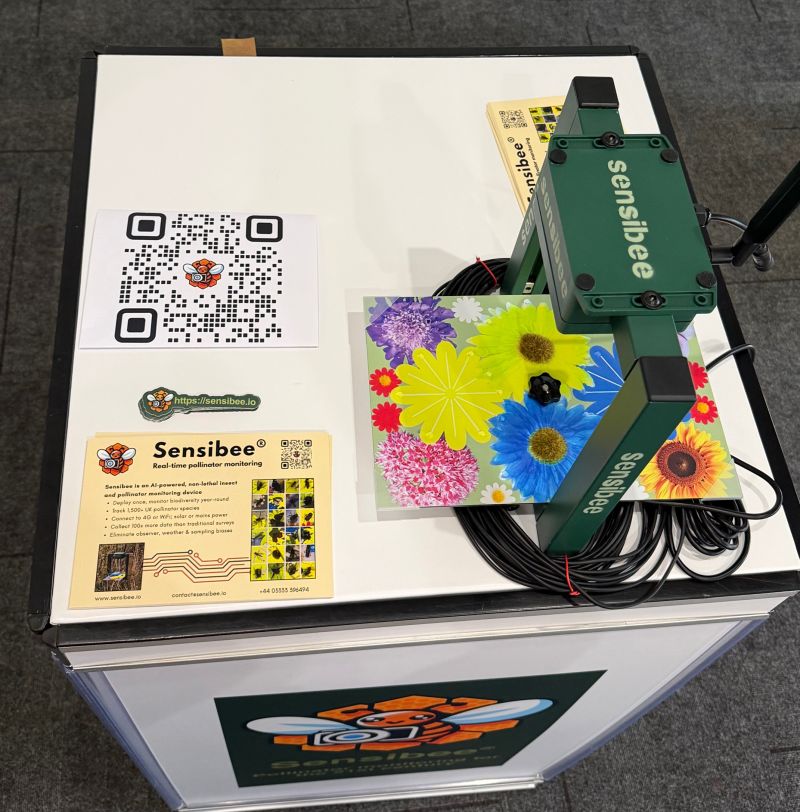 Sensibee demonstrating ADOPT scheme on-farm trials for automated pollinator monitoring in UK agriculture